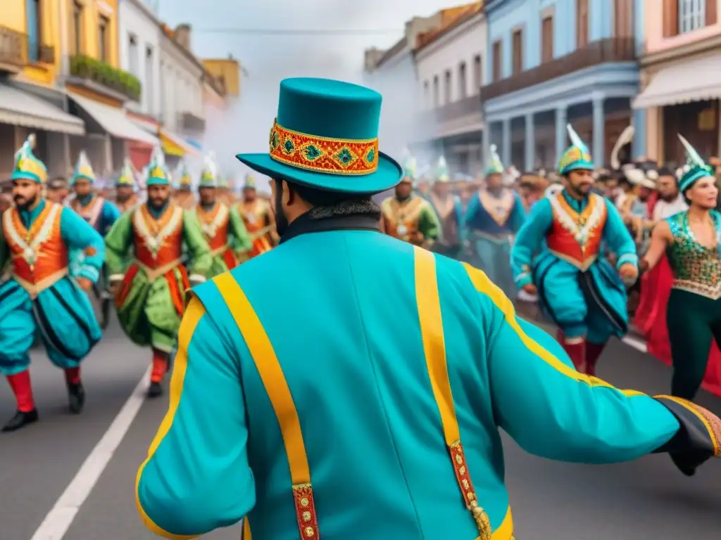 Festival de Carnaval en Uruguay: carros alegóricos, trajes coloridos y aficionados compartiendo en redes sociales