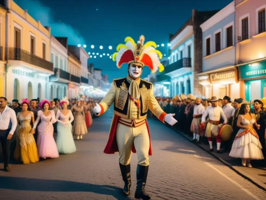 Imagen comparativa: Carnaval Uruguayo evolución de tradición a modernidad