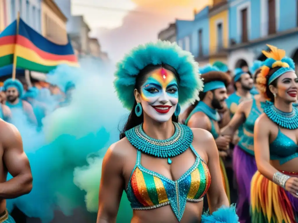 Impacto social de agrupaciones LGBT+ en vibrante Carnaval Uruguayo