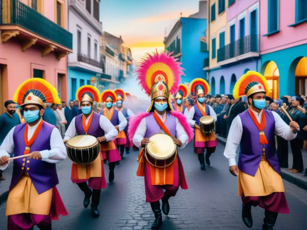 Impacto social y emocional de las murgas en Uruguay: una colorida procesión llena de alegría y música en Montevideo