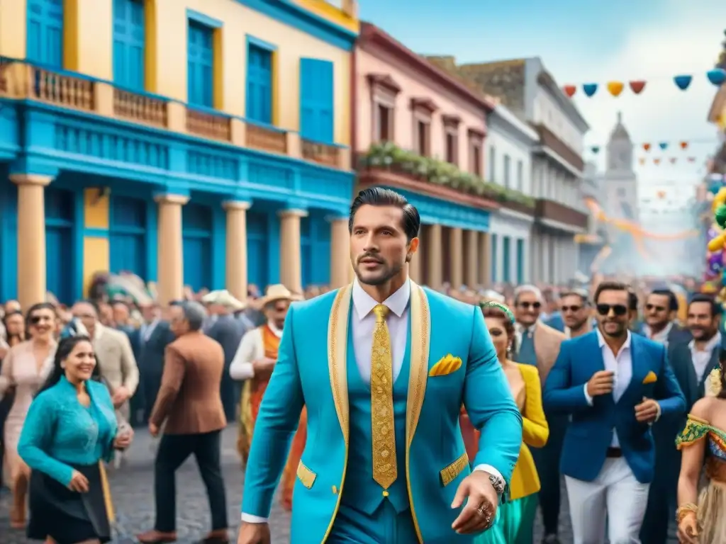 Legado del Carnaval en fotografías: Celebración vibrante en las calles de Uruguay con coloridos desfiles y danzas