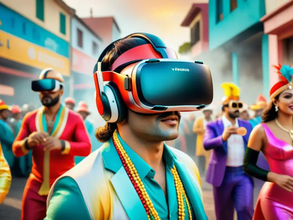 Realidad virtual en Carnaval Uruguayo: Fusión de tradición y tecnología en un vibrante desfile digital