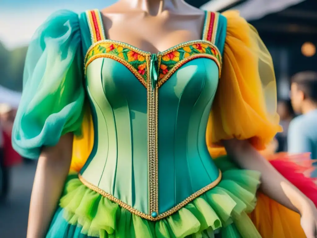 Transformación de traje de carnaval en prenda sostenible