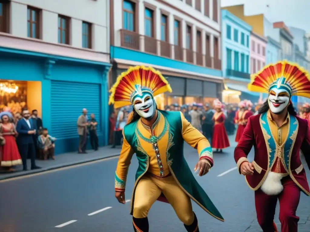 Vibrante Carnaval en Montevideo, Uruguay: calles llenas de color, música y alegría