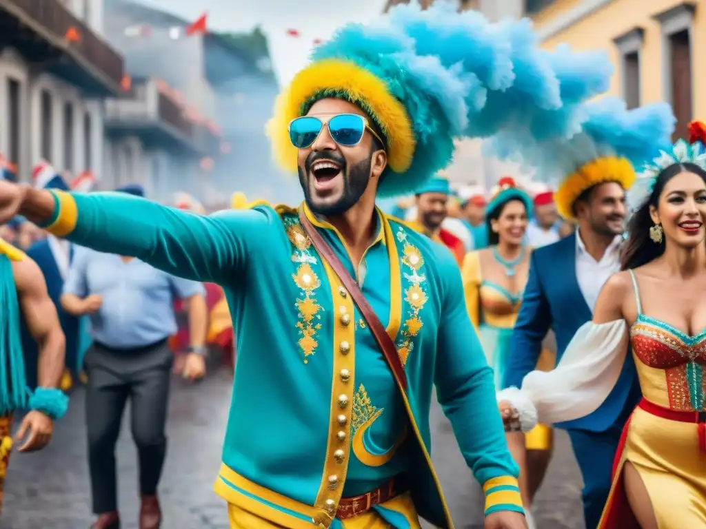 Un vibrante Carnaval en Uruguay con la contribución de inmigrantes en coloridos trajes y música tradicional