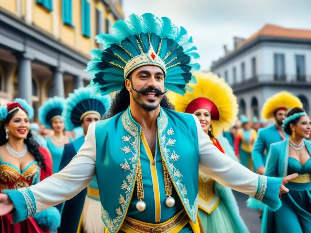 Vibrante Carnaval en Uruguay: desfile de danzas y música