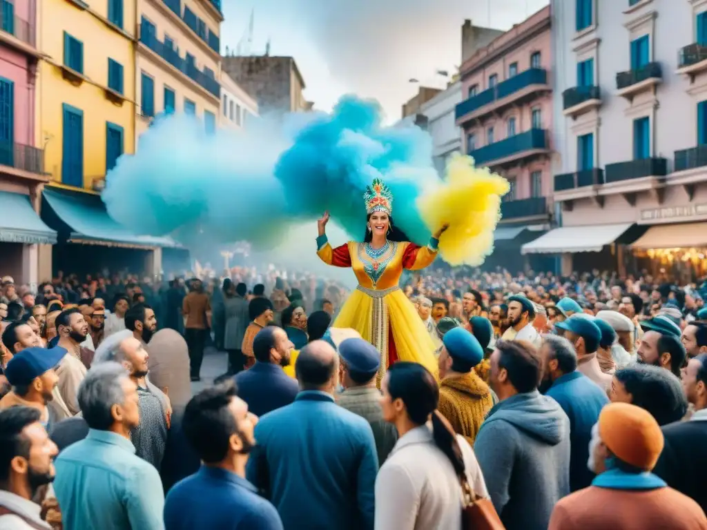 Un vibrante Carnaval en Montevideo, con desfiles, bailes y alegría