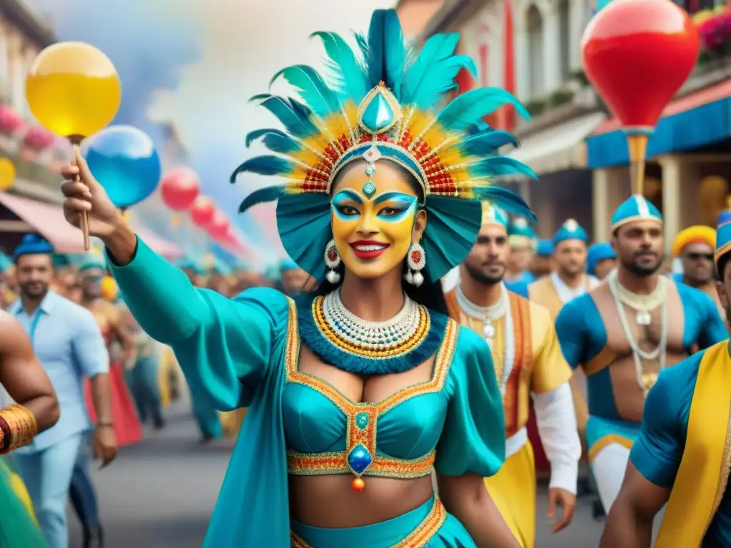 Vibrante Carnaval: conexión digital nuevas generaciones compartiendo la alegría y tradición