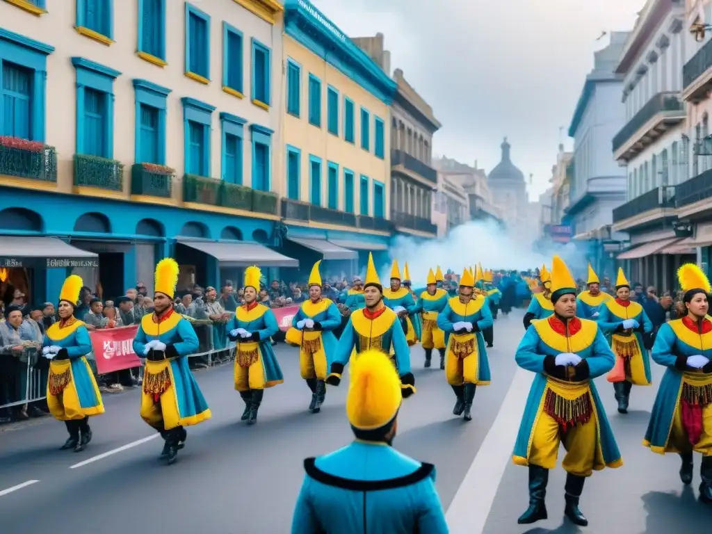 Vibrante Carnaval en Montevideo, impacto económico y participación en la comunidad durante festividad uruguaya