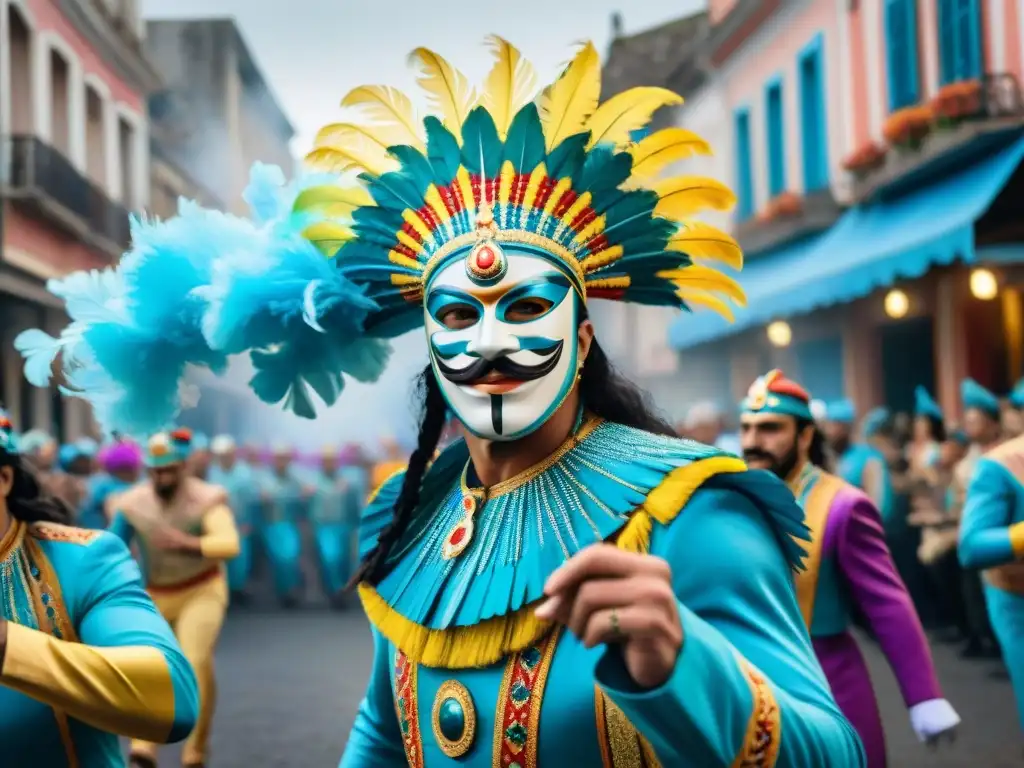 Vibrante Carnaval en Uruguay: comparsas de impacto en la identidad cultural, colores y alegría