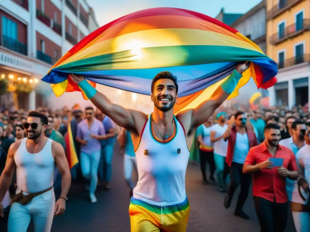 Un vibrante Carnaval en Uruguay con influencia agrupaciones LGBT+ y diversidad, alegría y color en las calles