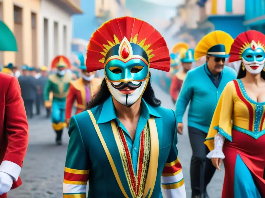 Vibrante Carnaval en Uruguay: máscaras, trajes y música en las calles