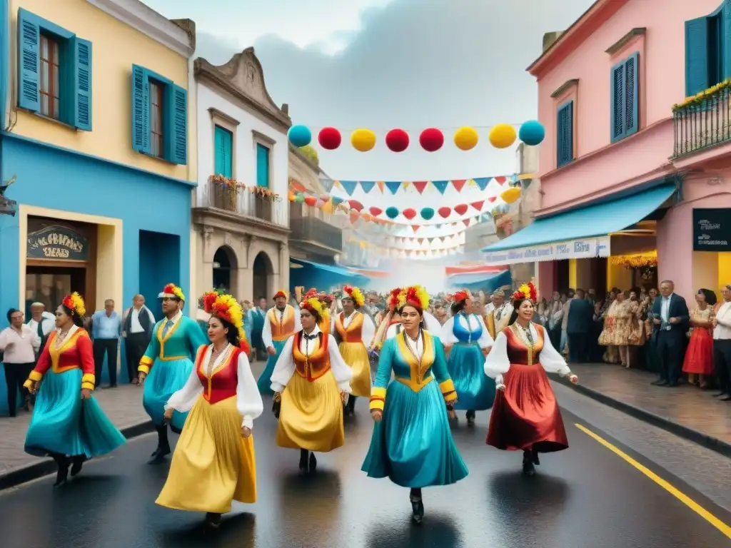 Un vibrante Carnaval en Uruguay con negocios tradicionales y coloridas celebraciones