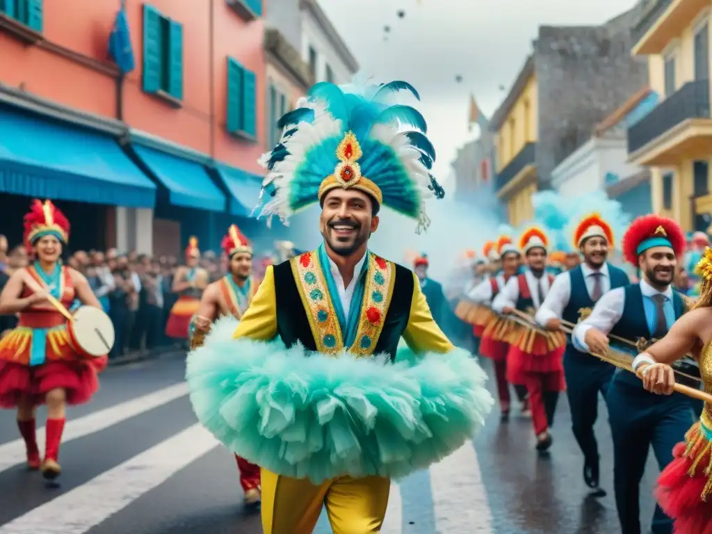 Un vibrante Carnaval en Uruguay con ritmos tradicionales del Carnaval Uruguayo