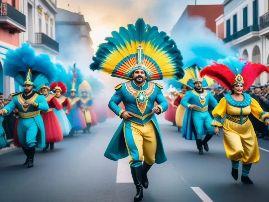 Un vibrante Carnaval en Uruguay: trajes coloridos, danzas y música tradicional