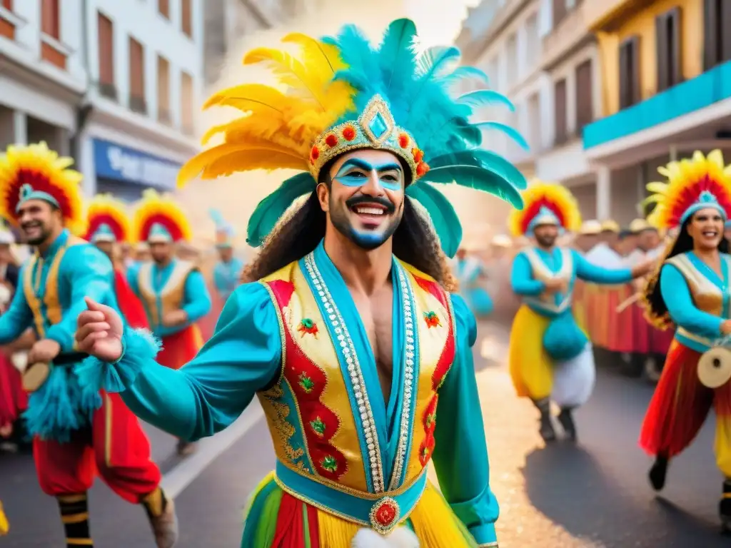 Disfruta del vibrante Carnaval Uruguayo con diseños cautivadores