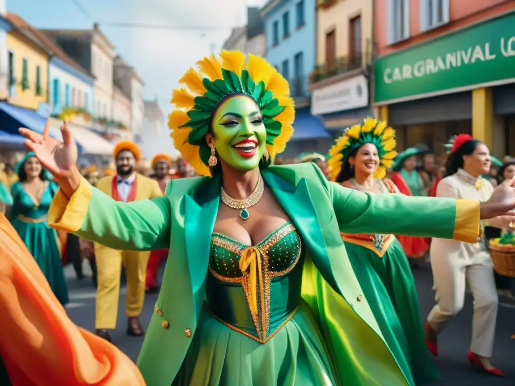 Vibrante Carnaval Uruguayo con Iniciativas verdes y creatividad en la celebración