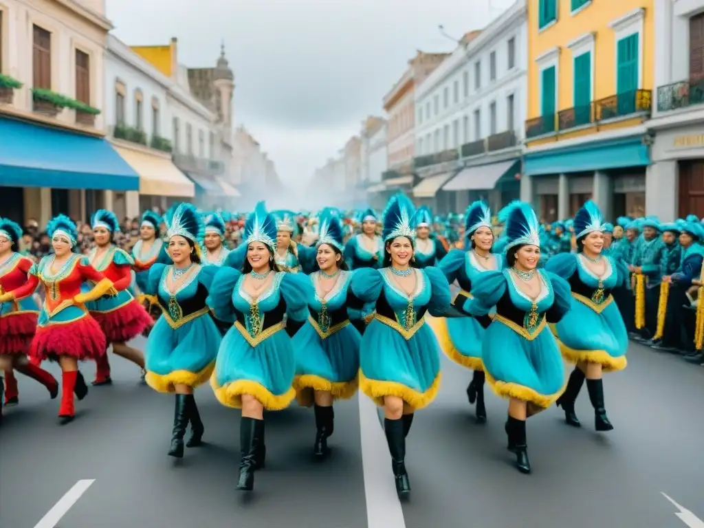 Vibrante Carnaval Uruguayo con murgas y coloridos desfiles