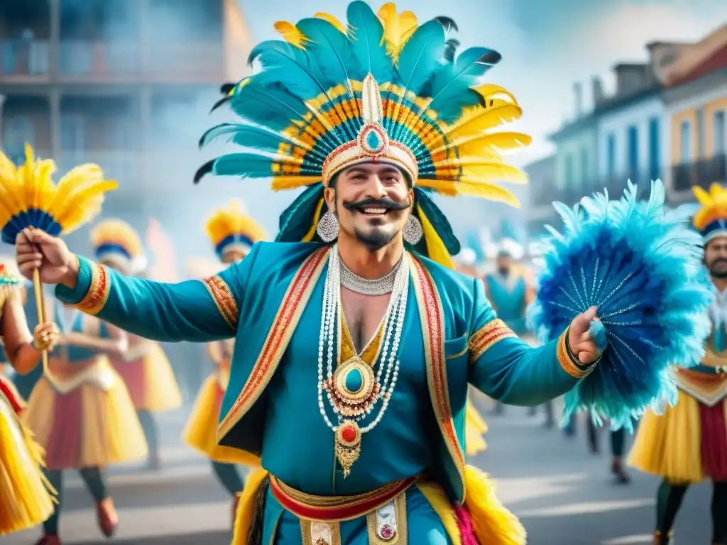 Una vibrante celebración del Carnaval en Uruguay con diseñadores contemporáneos trajes Carnaval Uruguayo