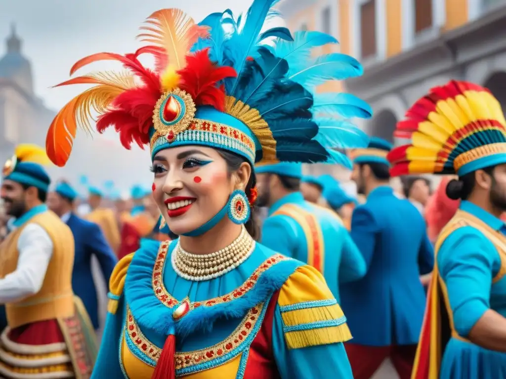 Vibrante desfile de Carnaval en Uruguay con curiosidades trajes famosos