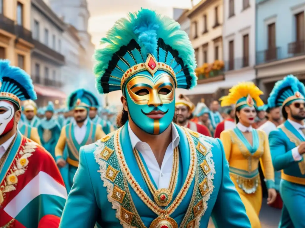 Un vibrante desfile de Carnaval en Uruguay muestra el impacto económico del Carnaval Uruguayo