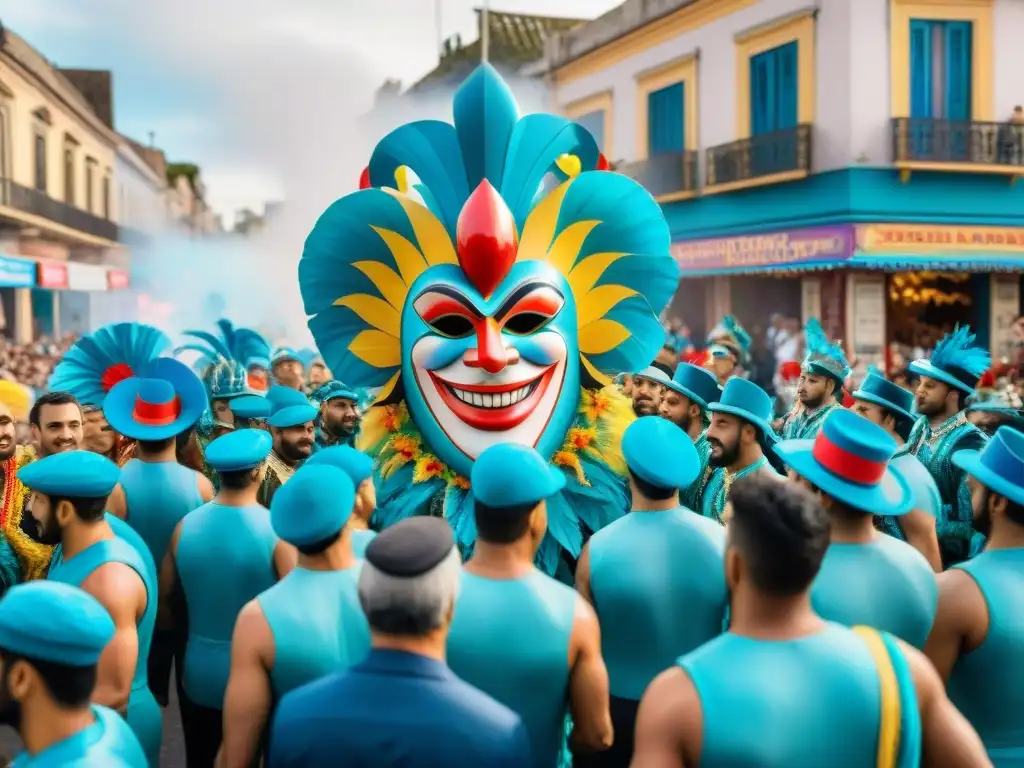 Vibrante desfile de Carnaval en Uruguay resalta impacto económico de inversiones en la celebración