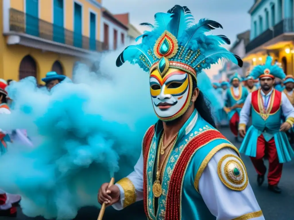 Vibrante desfile de Carnaval en Uruguay, momentos controvertidos Carnaval Uruguayo