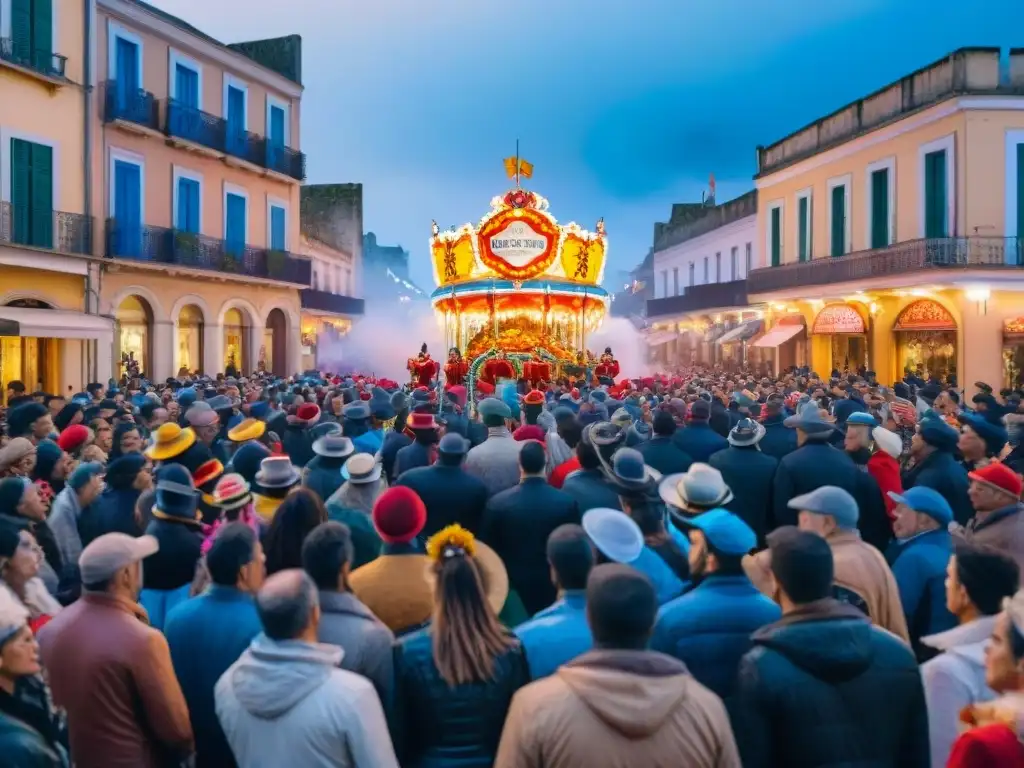 Vibrante desfile de carnaval en Uruguay con promociones hoteles Carnaval Uruguayo