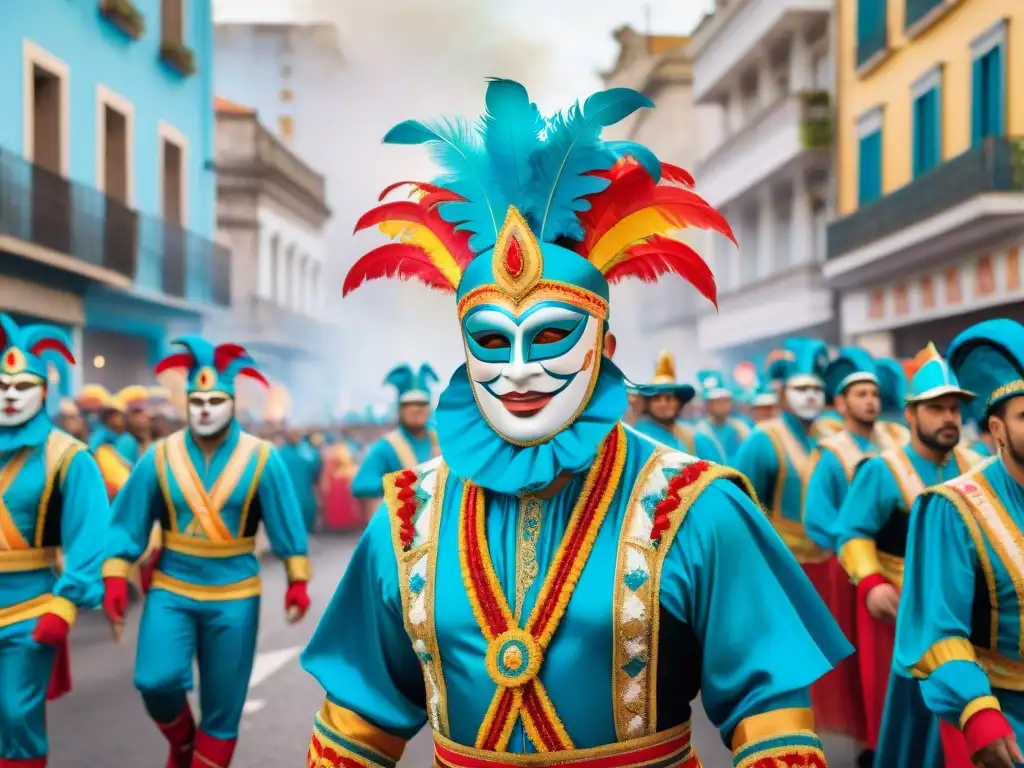 Vibrante desfile de Carnaval en Uruguay con promociones hoteles Carnaval Uruguayo