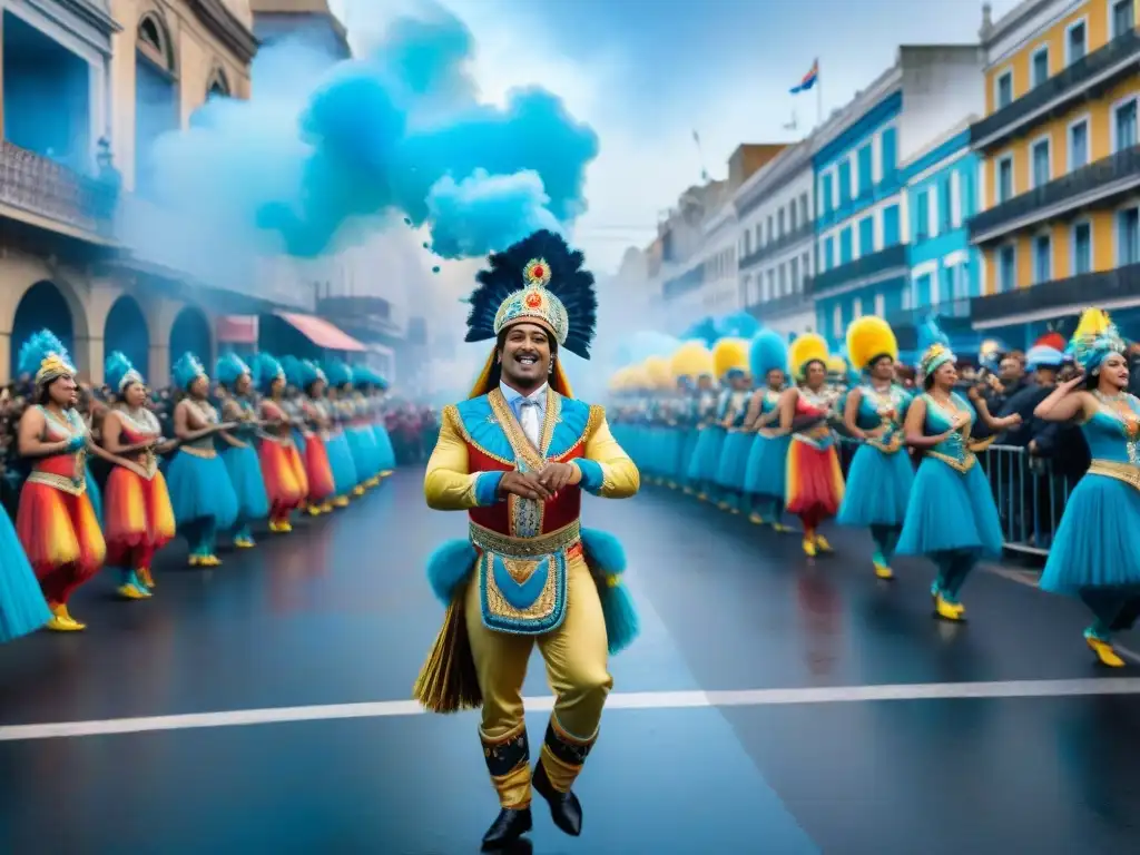 Vibrante desfile del Carnaval Uruguayo en streaming vivo