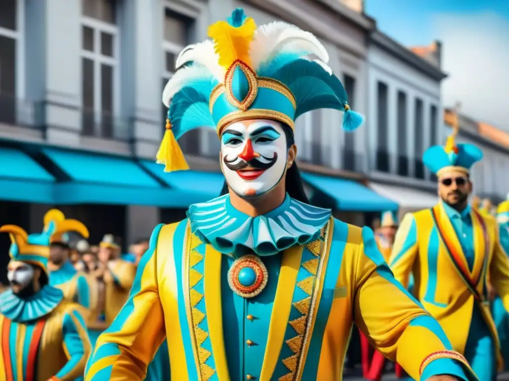 Un vibrante desfile de carnaval en Uruguay con valores educativos en el Carnaval