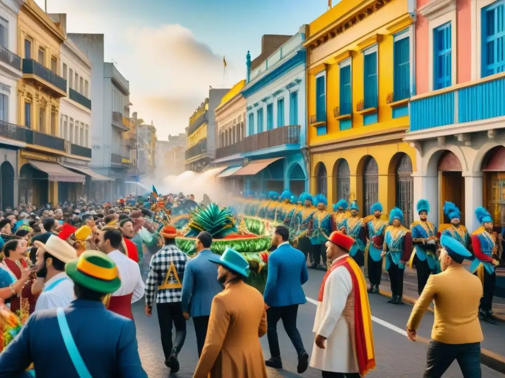 Un vibrante desfile de Carnaval en Montevideo, Uruguay