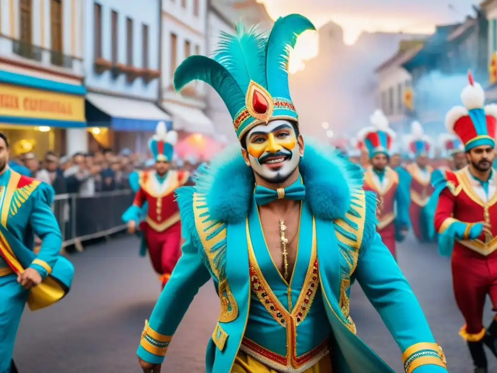 Vibrante desfile en ciudad extranjera con adaptaciones únicas Carnaval Uruguayo