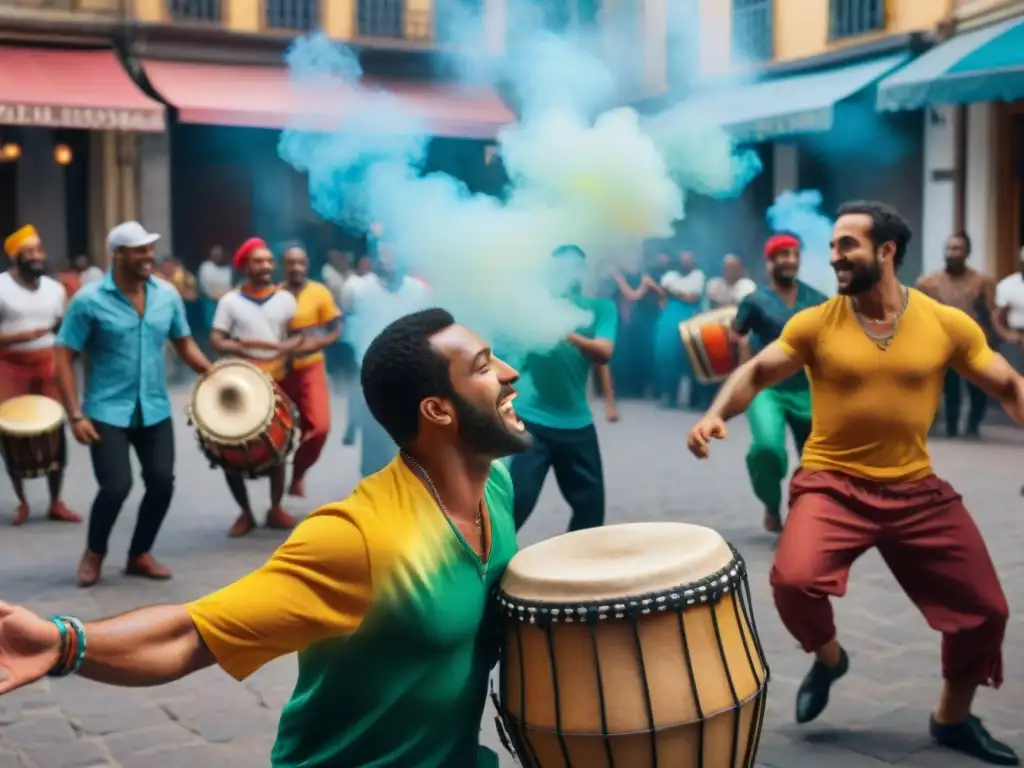 Vibrante plaza en Montevideo, Uruguay, con talleres de candombe, danza y diversidad